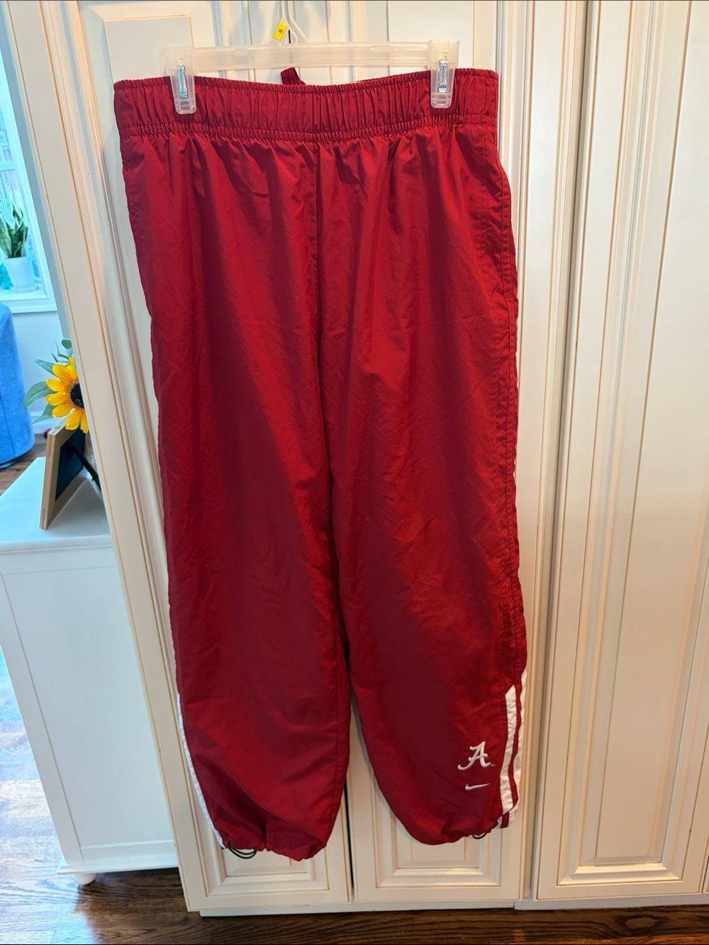 Adult L Nike Alabama Crimson Tide Athletic Track Jogger Pants- like new!